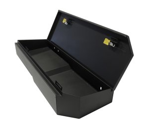 GMC Sierra 3500HD Underseat Lockbox - Rear 60% Bench Seat - Tuffy Products - 2/3 Length with Keyed Lock - Black - `07-`19